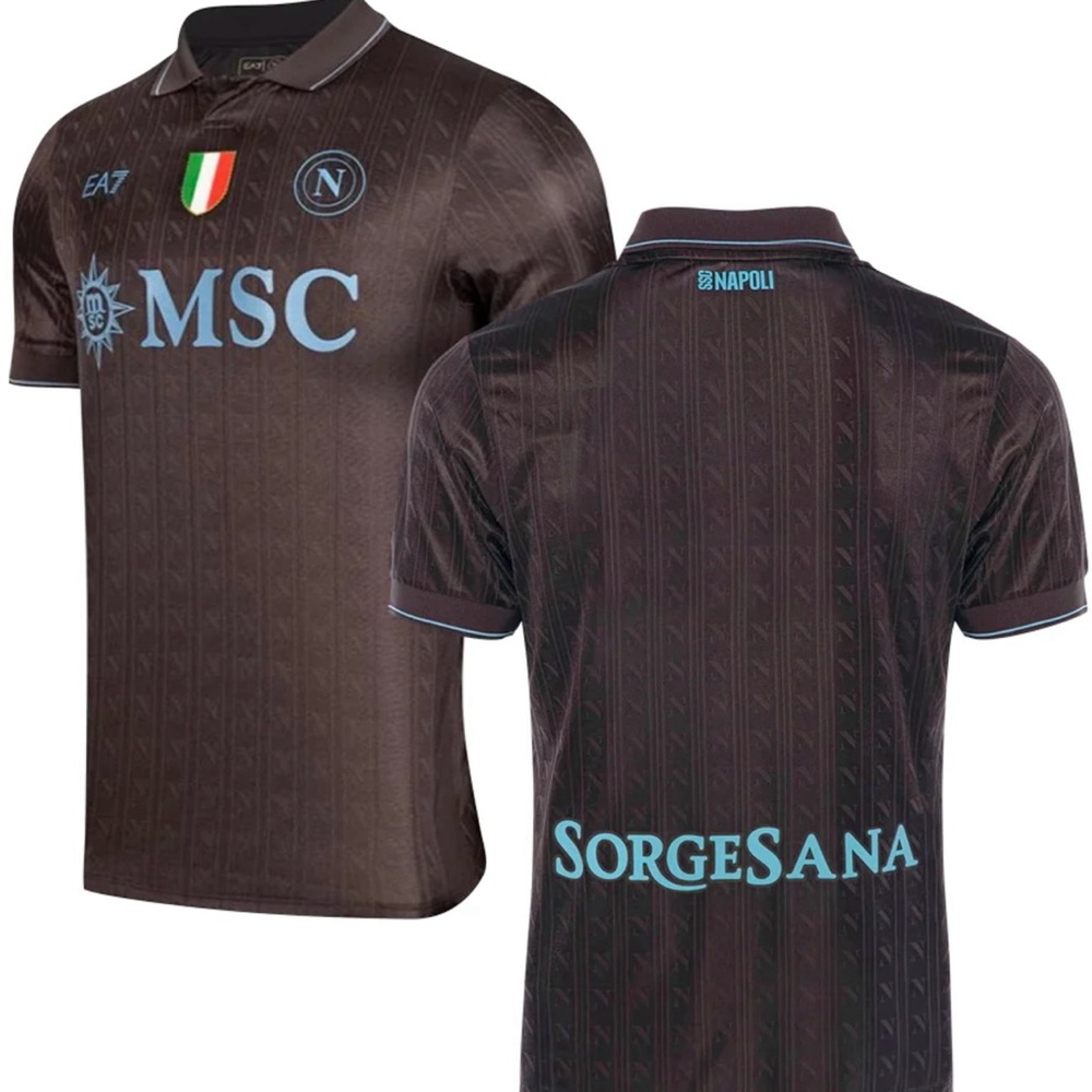 Napoli 3rd jersey 25-26 Jersey XL .Run small by one size